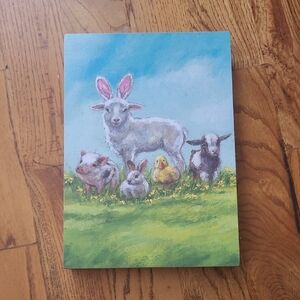 Farm Animal Art Wood